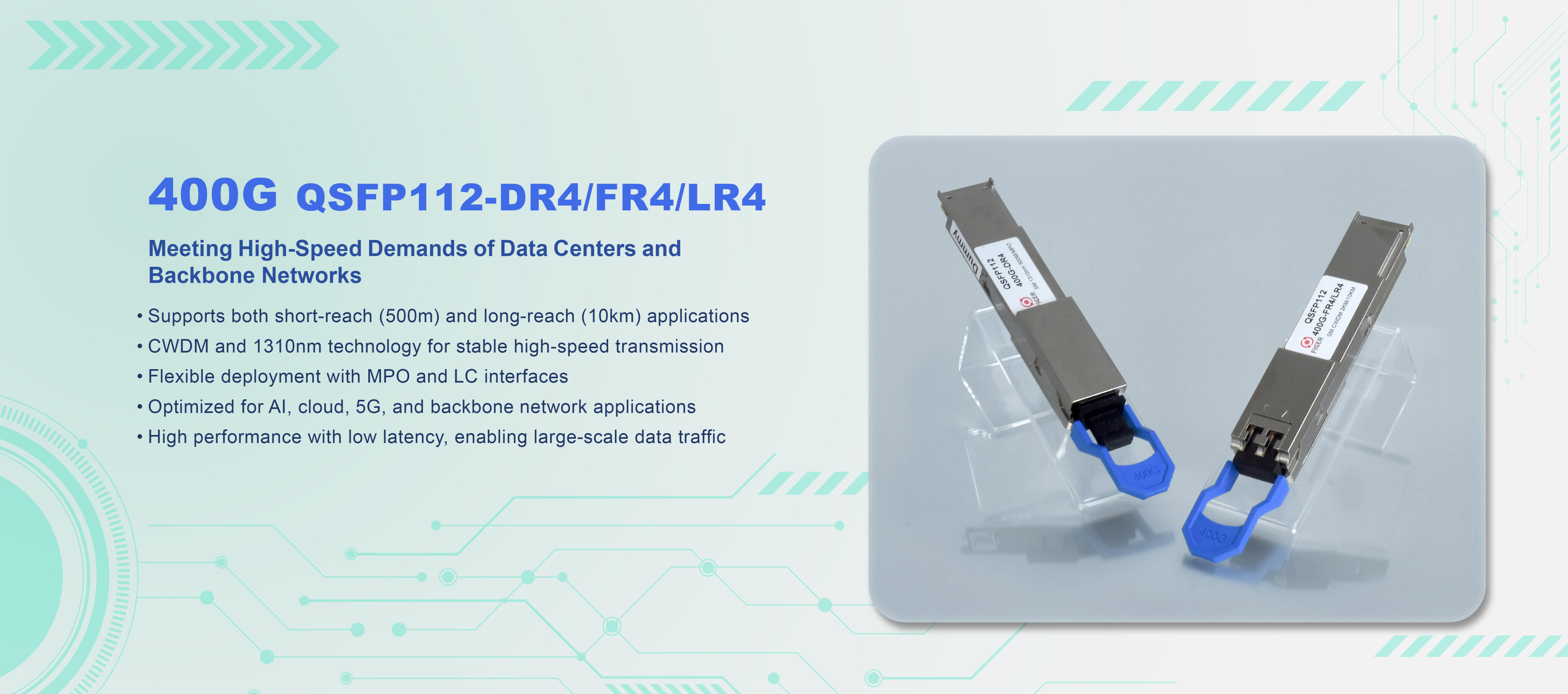 400G QSFP112 Transceiver